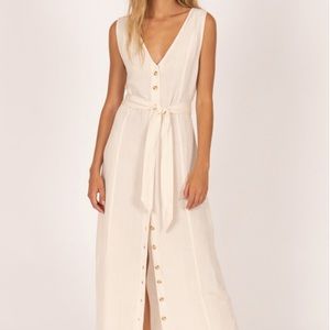 Amuse Society Sleeveless Linen Woven Dress
